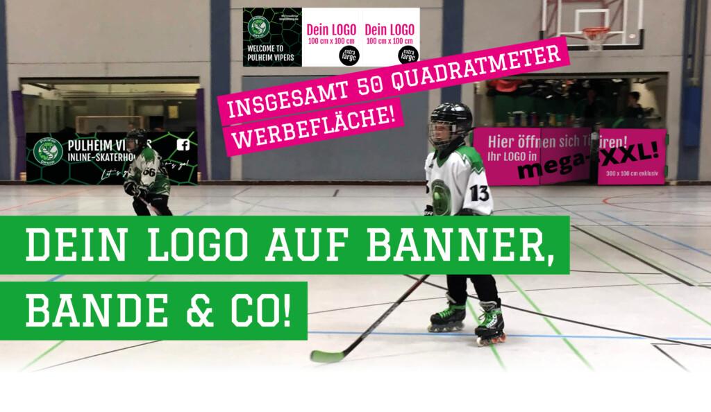 Sponsoren gesucht - dein Logo auf Banner, Bande & Co!