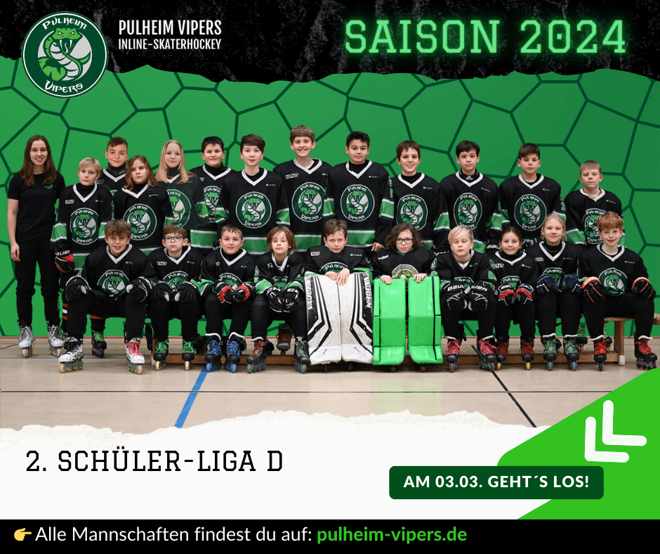 Die Schüler 1 der Vipers in der Saison 2024...