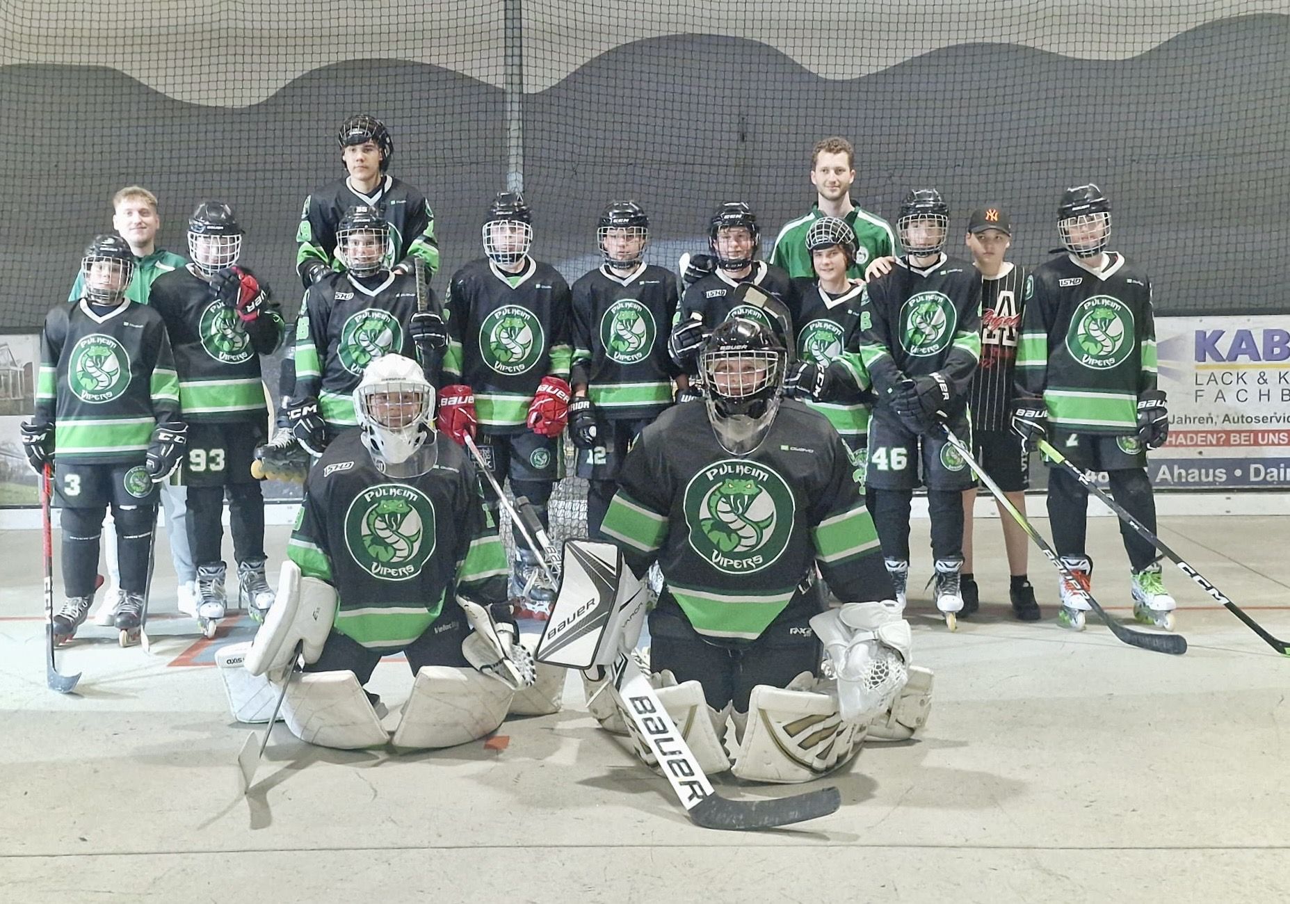 Die Jugend der Pulheim Vipers auf großer Tour